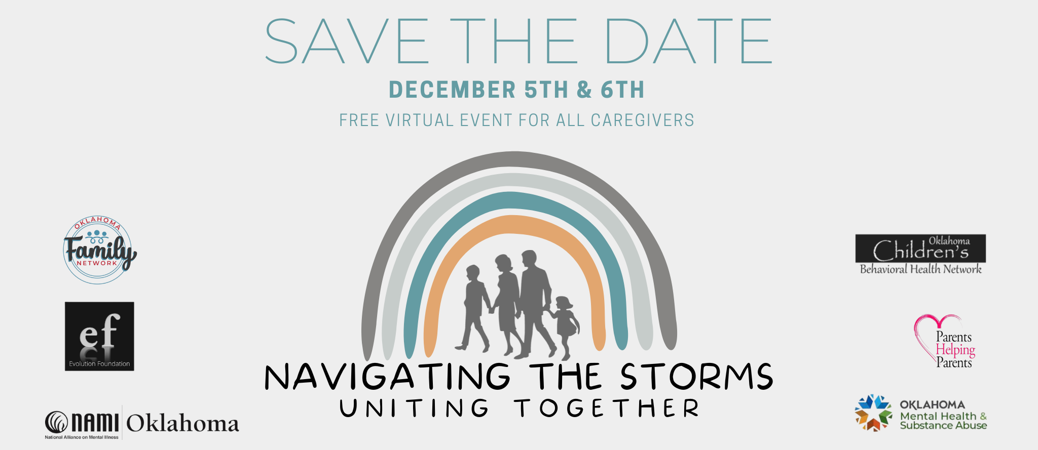Save the Date for Navigating the storms, uniting together