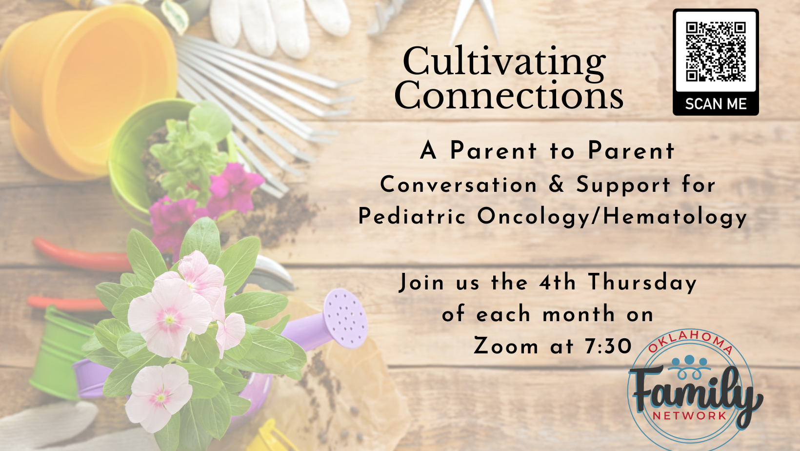 Cultivating Connections a parent to parent conversation and support pediatric oncology and hematology