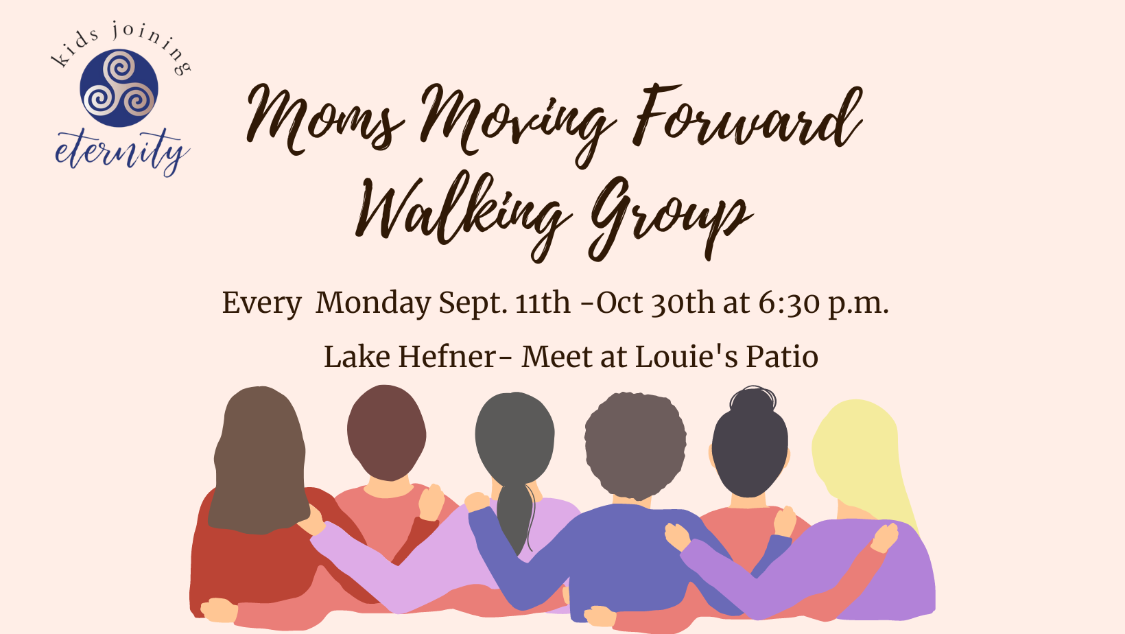 Moms moving forward walking group