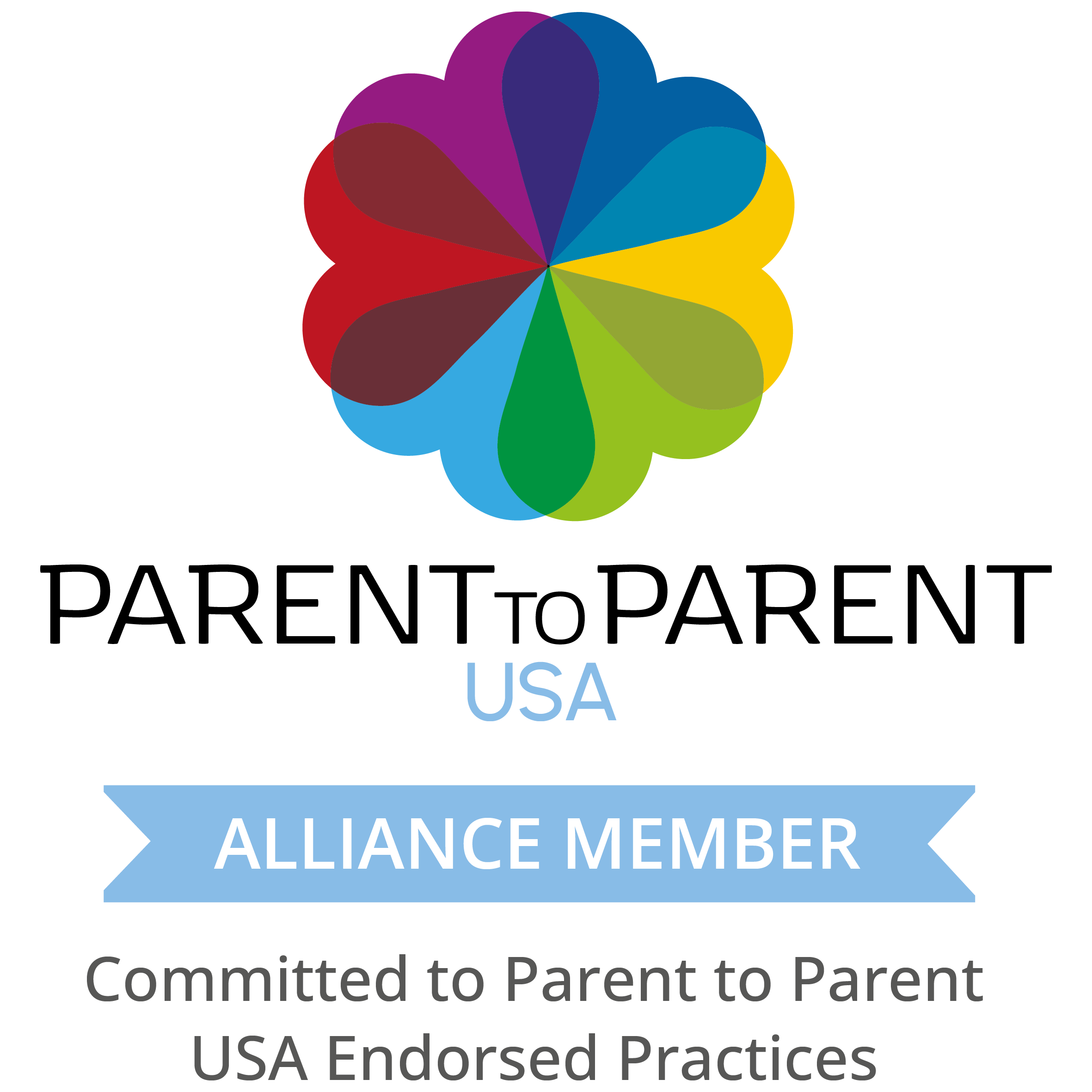 Parent to Parent USA alliance member badge